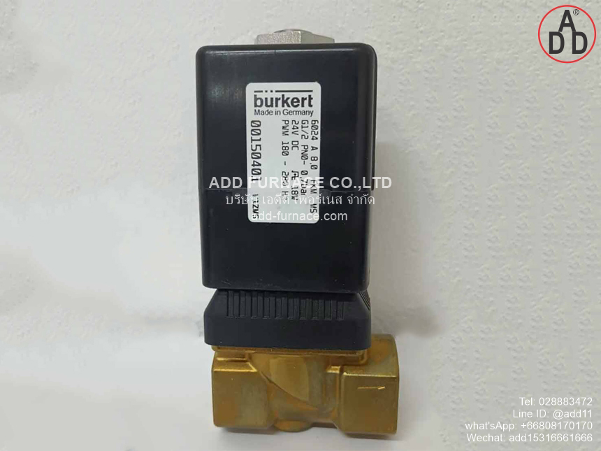 Burkert 6024 A 8,0 FKM MS (24V) (1)